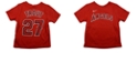 Nike Los Angeles Angels Mike Trout Little Boys Name and Number Player T-Shirt